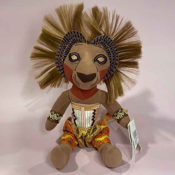 Disney The Lion King Simba Broadway Musical Theatre, Plush Soft Toy NWT EC 12” - Picture 1 of 9
